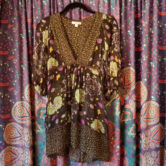 Floral sheer tunic - Picture 8 of 8